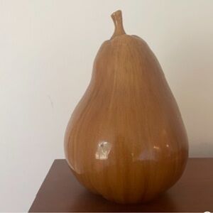 Vintage Ceramic Pear Decor Large
